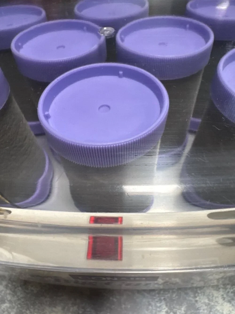 Conair Y2K More Big Curls Hairsetter With 12 Rollers & Clips Model CHV12P Purple